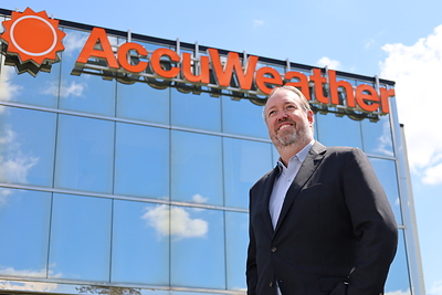 Steven R. Smith, CEO of AccuWeather, named national finalist for the EY Entrepreneur Of The Year® after winning the Greater Philadelphia region