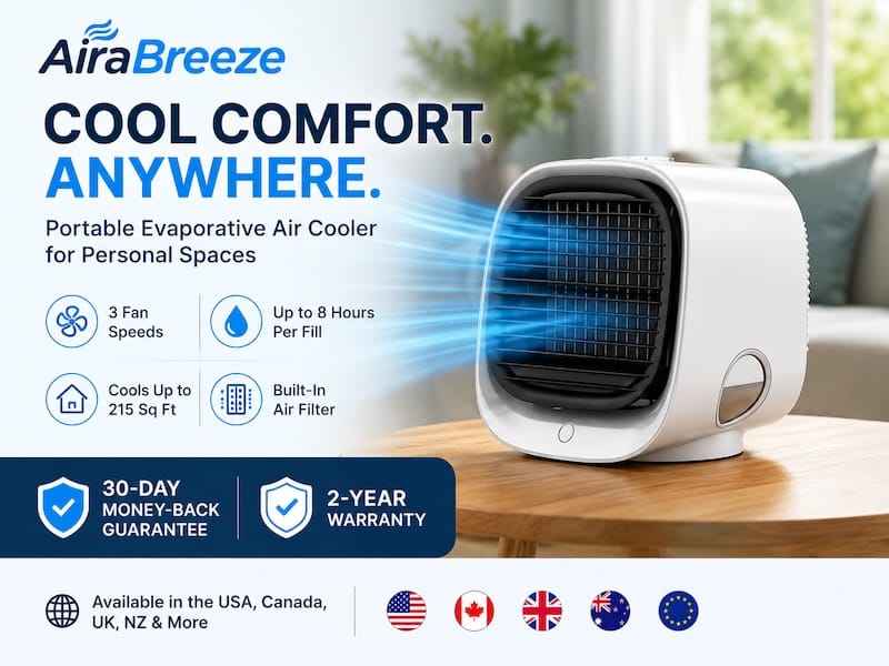 Aira Breeze Portable Air Cooler Now for Sale