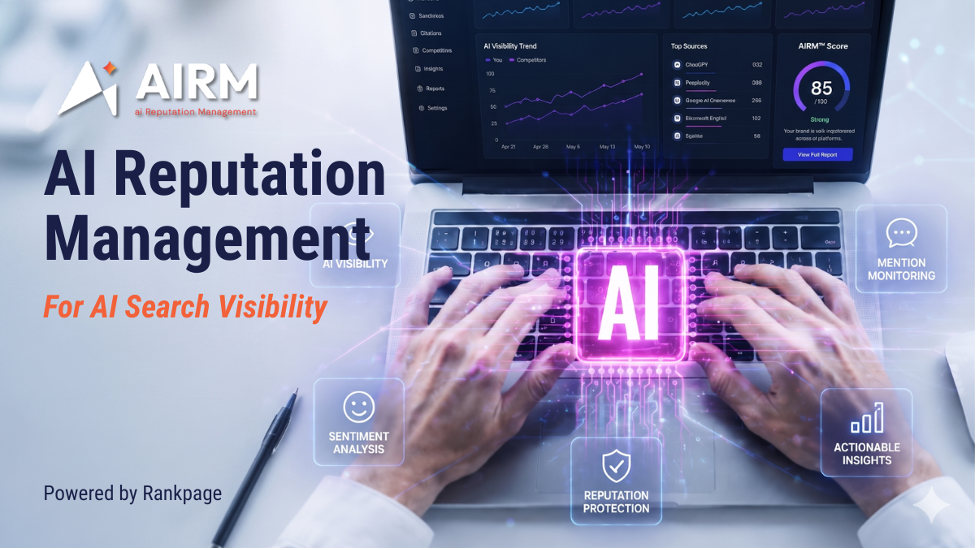 AIRM by Rankpage: AI Reputation Management for AI Search