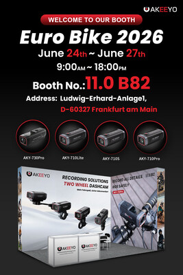 Visit AKEEYO at Eurobike 2026, Booth 11.0 B82, June 24–27. Visit AKEEYO at Eurobike 2026, Booth 11.0 B82, June 24–27.