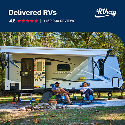 Get an RV delivered directly to your campground, event, or favorite destination at RVezy.com