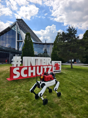 Astrall Dynamics Showcases Unmanned Quadruped Firefighting Robot at INTERSCHUTZ 2026