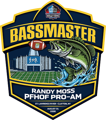B.A.S.S. and the Pro Football Hall of Fame announce a landmark partnership which will include the Randy Moss Pro Football Hall of Fame Pro-Am on the St. Lawrence River August 31, 2026. 