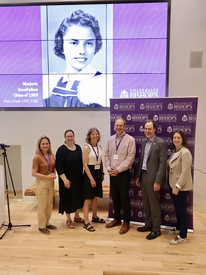 Left to right: Jacqueline Scott, Sarah Haddon, Dr. Kerry Hull, Scott Stevenson, Sébastien Lebel-Grenier, Deputy Marianne Dandurand
