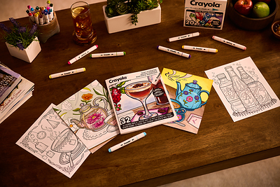 Crayola Introduces ‘All Grown Up’ Adult Coloring Line Featuring Markers and Artist-Designed Coloring Books