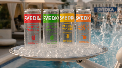 SVEDKA Vodka Water is the world’s first transparent canned vodka water, delivering a simple, modern drinking experience defined by clarity, convenience, and taste across four bright flavors.
