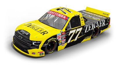 Carson Hocevar to pilot the Zeigler.com No. 77 Chevy Silverado RST at the DQS Solutions and Staffing 250 powered by Precision Vehicle Logistics on Saturday, June 6, 2026
Courtesy: Spire Motorsports Carson Hocevar to pilot the Zeigler.com No. 77 Chevy Silverado RST at the DQS Solutions and Staffing 250 powered by Precision Vehicle Logistics on Saturday, June 6, 2026
Courtesy: Spire Motorsports