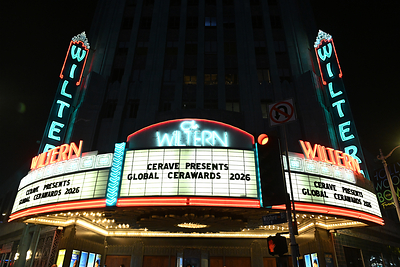 LOS ANGELES, CALIFORNIA - JUNE 04: View of the marquee outside the CeraVe Global CerAwards at The Wiltern on June 04, 2026 in Los Angeles, California. (Photo by Vivien Killilea/Getty Images for CeraVe)