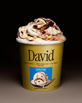 David Protein Cookie Dough Frozen Dessert