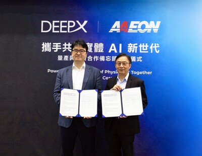 DEEPX Announces Global Physical AI Mass Production Partnership with AAEON at COMPUTEX 2026