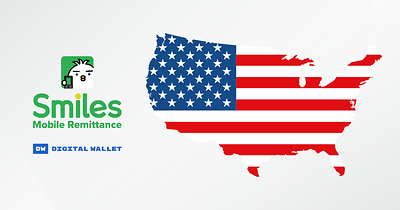 Digital Wallet Group's Smiles Mobile Remittance, currently known as Japan's number one mobile international money transfer service, enters the USA fintech market.
