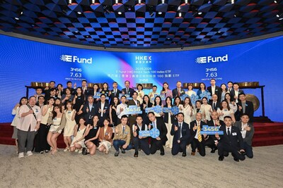 E Fund (HK) HKEX Tech 100 Index ETF (3456) Lists Today (PRNewsfoto/E Fund Management (Hong Kong) Company Limited)