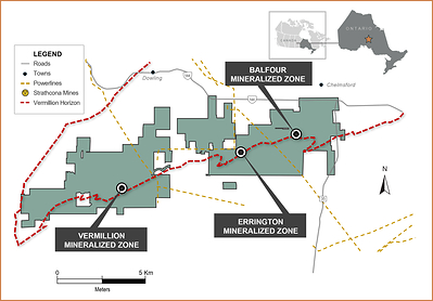 Figure 1: Sudbury Basin Project