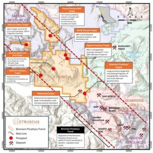 ETRUSCUS REVIEWS ROCK & ROLL PORPHYRY POTENTIAL FOLLOWING SEABRIDGE’S SNIP NORTH RESOURCE