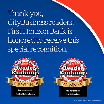 First Horizon Bank CityBusiness Awards