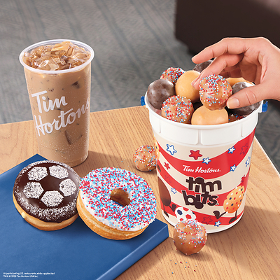 Whether guests are hosting watch parties, cheering with friends, or celebrating all summer long, Tim Hortons is serving up a lineup of soccer-inspired treats, festive sweets, and limited-edition merch made for every game day occasion.