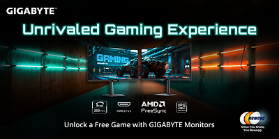 GIGABYTE celebrates COMPUTEX 2026 with exclusive gaming monitor promotions at Newegg, featuring savings on select models and a complimentary next-gen game bundle with qualifying purchases through August 31, 2026.