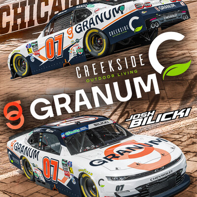 Granum and Creekside Outdoor Living to Sponsor NASCAR Driver Josh Bilicki at Chicagoland Speedway Granum and Creekside Outdoor Living to Sponsor NASCAR Driver Josh Bilicki at Chicagoland Speedway