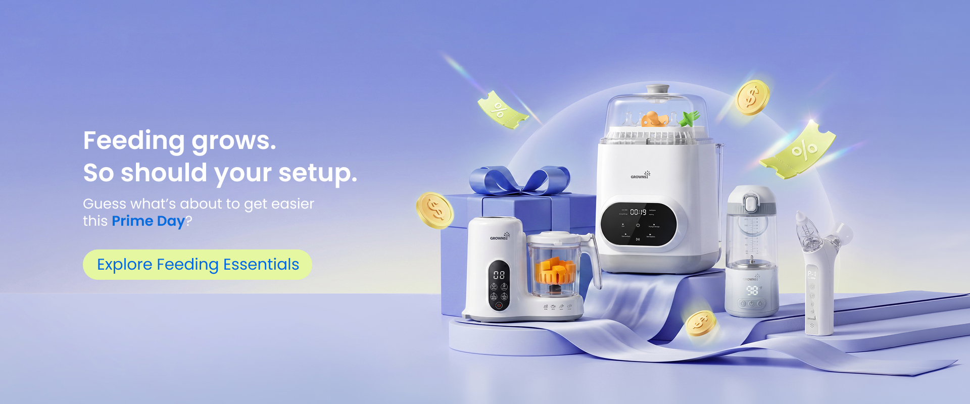 GROWNSY Launches 2026 Prime Day Campaign Built Around the Moment: Feeding Routines Grow