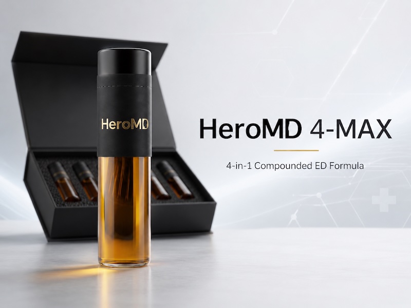 HeroMD 4-MAX Most Effective 4-in-1 Erectile Dysfunction Formula
