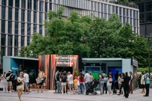 Hisense RGB-themed pop-up event lights up the new landmark of FIFA World Cup 2026™