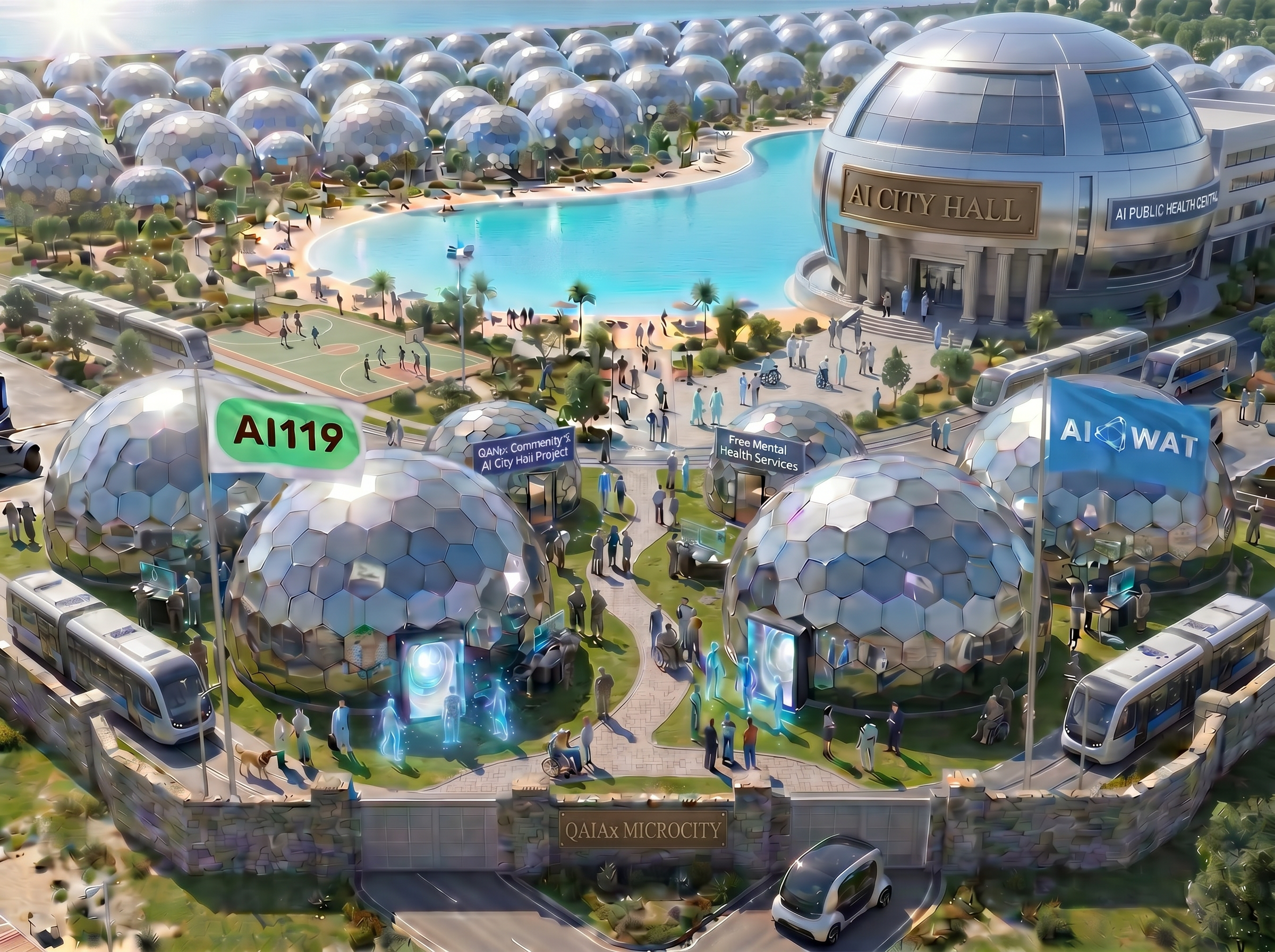 QAIAx - AI City Hall Project (QAIAx Microcity Gen AI Example)