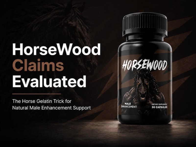 HorseWood Horse Gelatin Trick for Natural Male Enhancement Support