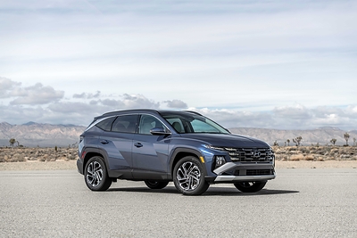 2026 Hyundai Tucson is photographed in California City, Calif., on July 16, 2025.