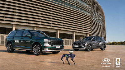 Hyundai vehicles and robotics support the FIFA World Cup 2026™ as part of Hyundai’s Official Partnership. *Disclaimer: This image is an AI-generated representation created for illustrative purposes only and may not depict actual scenes, products, or environments