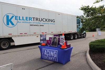 Keller Logistics Group launches Facing Fentanyl wrapped trailer for  Hope Hits the Highway Awareness