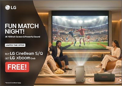 LG Elevates the Big Game Experience with New World Cup Projector and Speaker Offer
