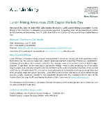 Lundin Mining Announces 2026 Capital Markets Day