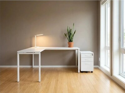 Prado L shaped desk (PRNewsfoto/Madison Liquidators)