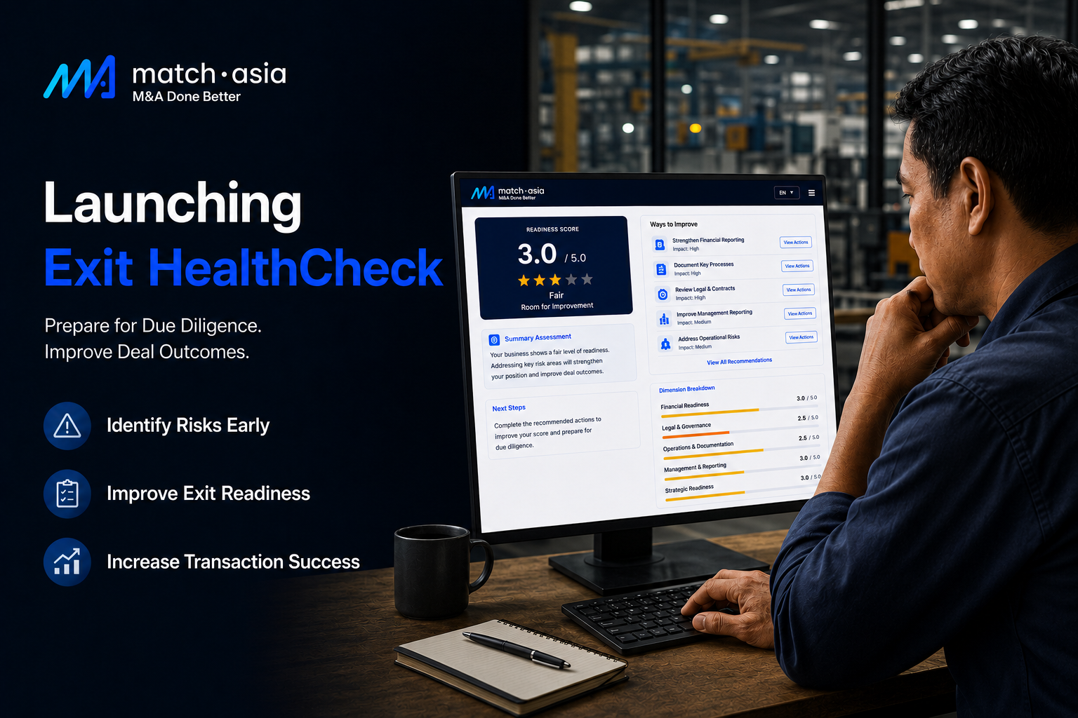 match.asia Launches Exit HealthCheck to Help SMEs Avoid Common M&A Deal Killers