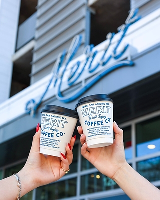 Merit Cafe Exterior To-Go Cups