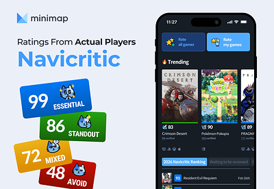 Minimap Launches Navicritic, a Verified Game Rating System Built on Real Gameplay Data