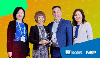 Mouser Electronics Receives NXP's Top Customer Count Asia 2025 Award For the First Time