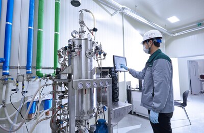 The 3-HP reaction facility at NOROO Group's research center (Image courtesy of NOROO Holdings) The 3-HP reaction facility at NOROO Group's research center (Image courtesy of NOROO Holdings)