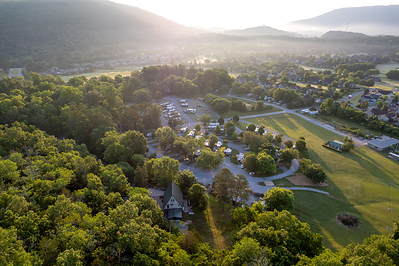 Raccoon Mountain Campground and Caverns, Chattanooga, TN. Open Road Resort's first park in Tennessee.