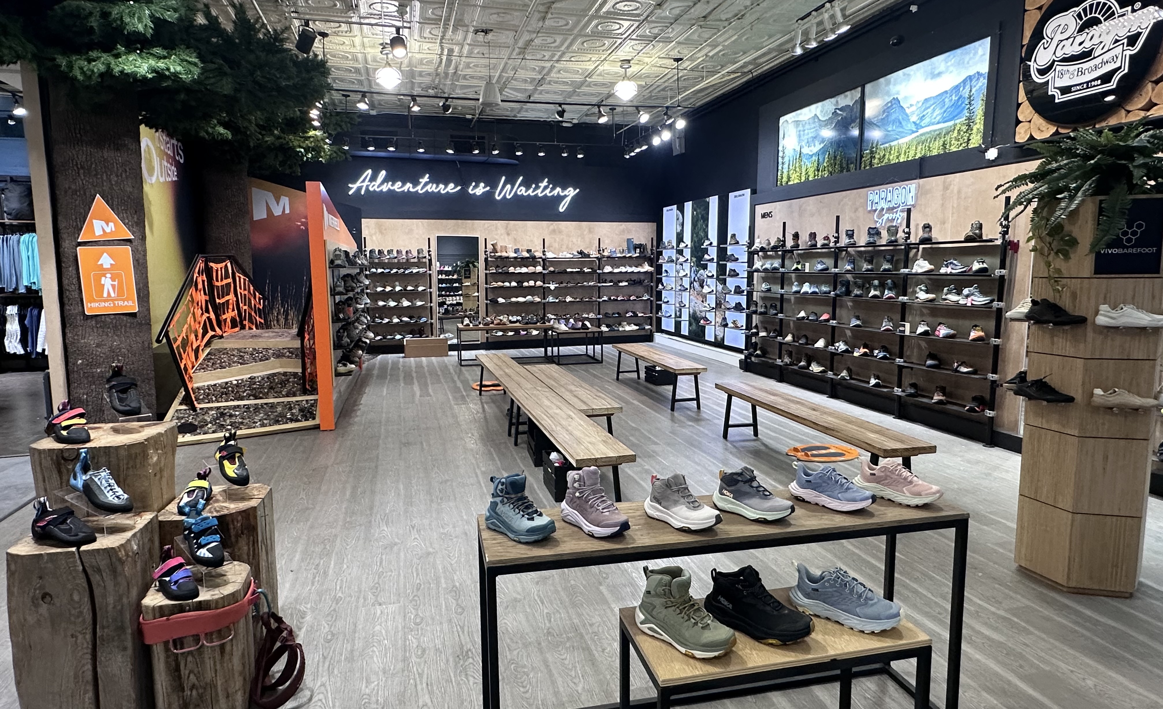 Paragon Sports is NYC’s Best Outdoor Shop featuring a new Merrell experiential build out.