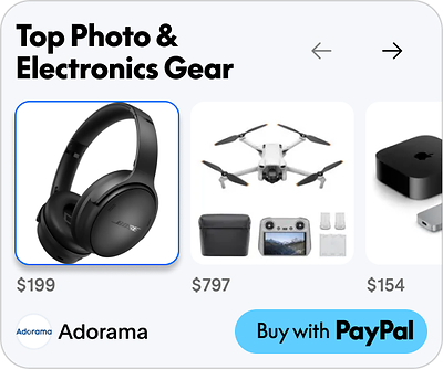 Adorama reached real buyers with PayPal Storefront Ads