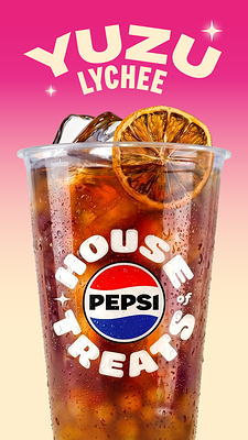 Pepsi “House of Treats” will begin rolling out from June 2026, debuting a diverse menu of crafted drinks spanning distinct flavour profiles including Yuzu Lychee and White Peach Sangria.