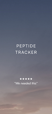 Photo source: Peptide Tracker.
