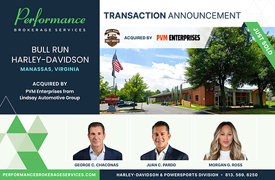 Performance Brokerage Services - Bull Run Harley-Davidson - PVM Enterprises