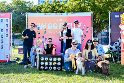 The top three winners are recognized during the awards ceremony on day two of The Woof Cup 2026.