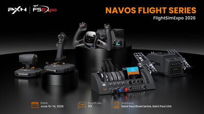 PXN Flight Simulator NAVOS Series at FlightSimExpo 2026