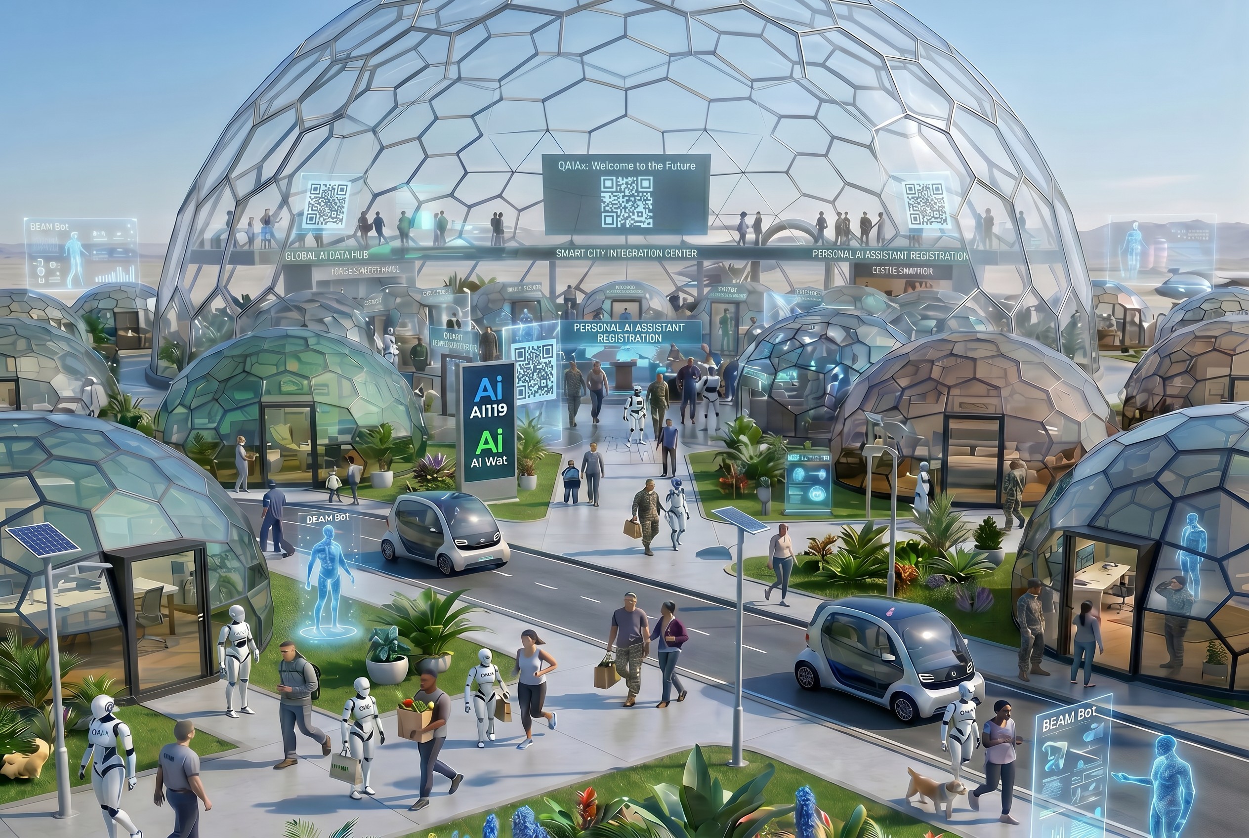 QAIAx - Microcity -AI City Hall Project (Gen AI Example of QAIAx Microcity)