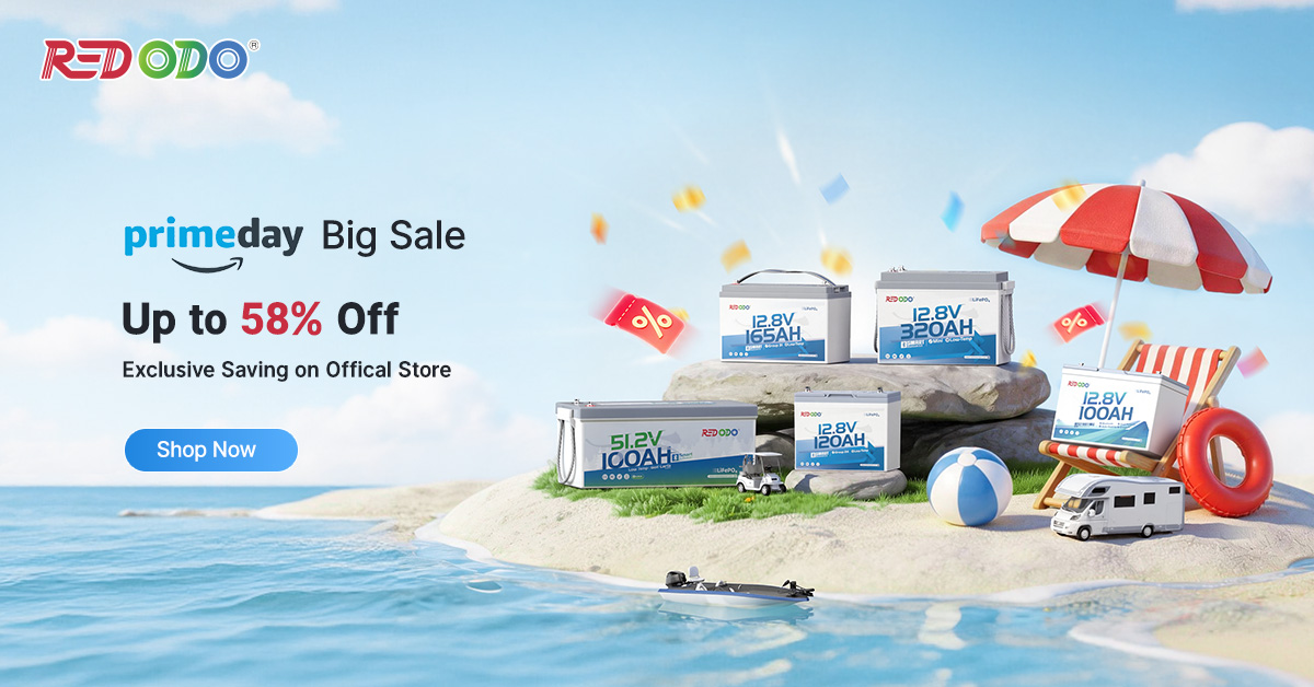 Redodo Big Prime Day LiFePO4 Battery Sale 2026