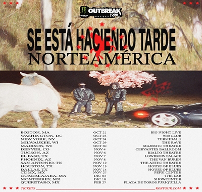 RØZ ANNOUNCES HEADLINING
MONSTER ENERGY OUTBREAK TOUR KICKING OFF 10/21
