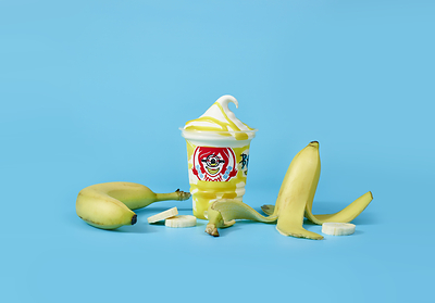 All-new Banana Frosty Swirl features a sweet banana cream sauce swirled into Wendy’s iconic Vanilla Frosty® base. 